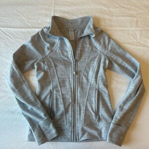 Ivivva by lululemon kids jacket, size 10, light gray